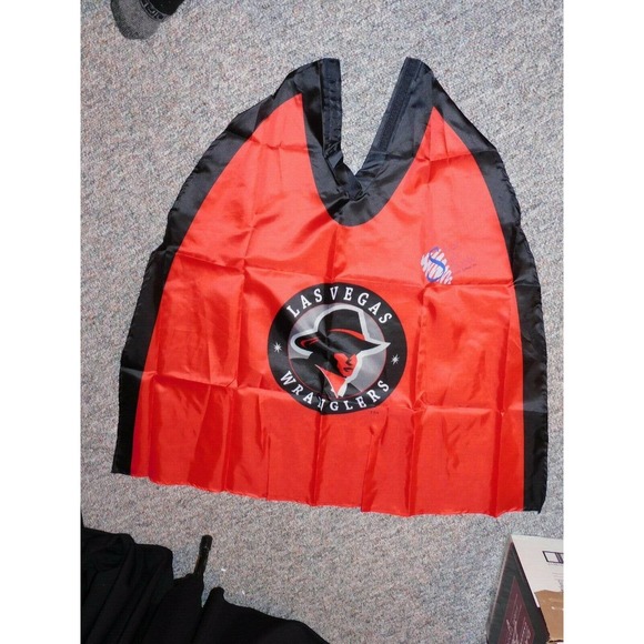 RARE LAS VEGAS WRANGLERS ECHL HOCKEY PROMO KIDS CAPE - Picture 2 of 5